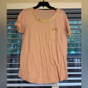 a.n.a Blush and Gold T-Shirt